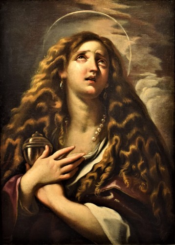 Mary Magdalene - Giacinto Brandi (1621-1691) - Paintings & Drawings Style Louis XIV